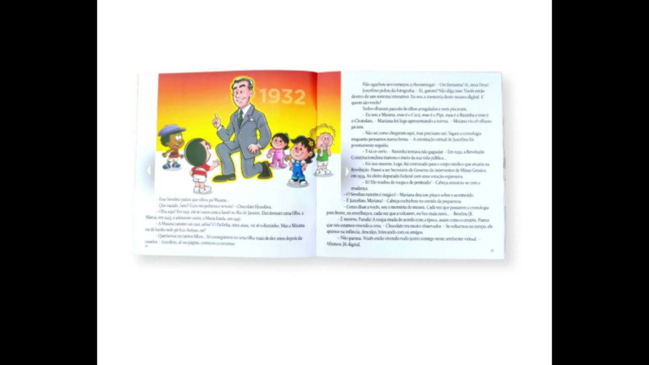 Audiobook infantil Turma do Cabeça Oca — Os desafios de JK, de Christie Queiroz, com audiodescrição.